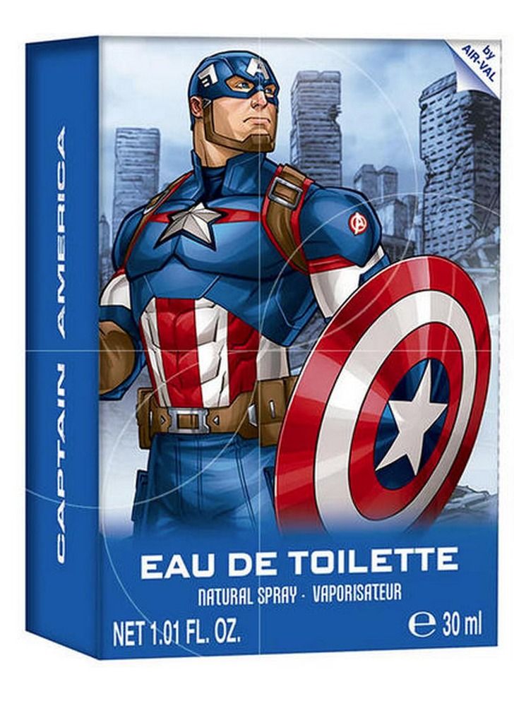 Air Val Marvel Avengers Captain America Eau De Toilette Perfume For Children 30 ML